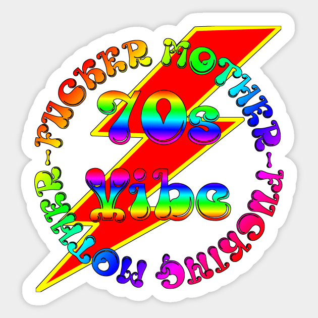 70s Vibe Sticker by Sifs Store